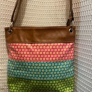 Stylish Multicolor Patterned Shoulder Bag